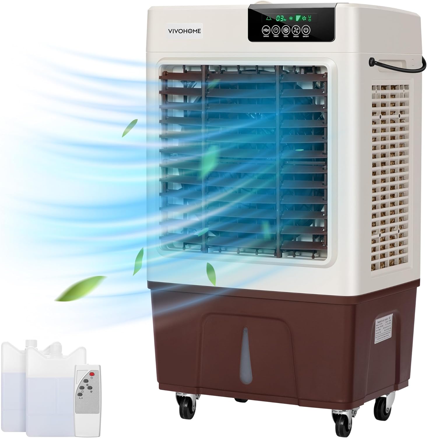 VIVOHOME 2400CFM Evaporative Air Cooler - Instant Cooling Power!