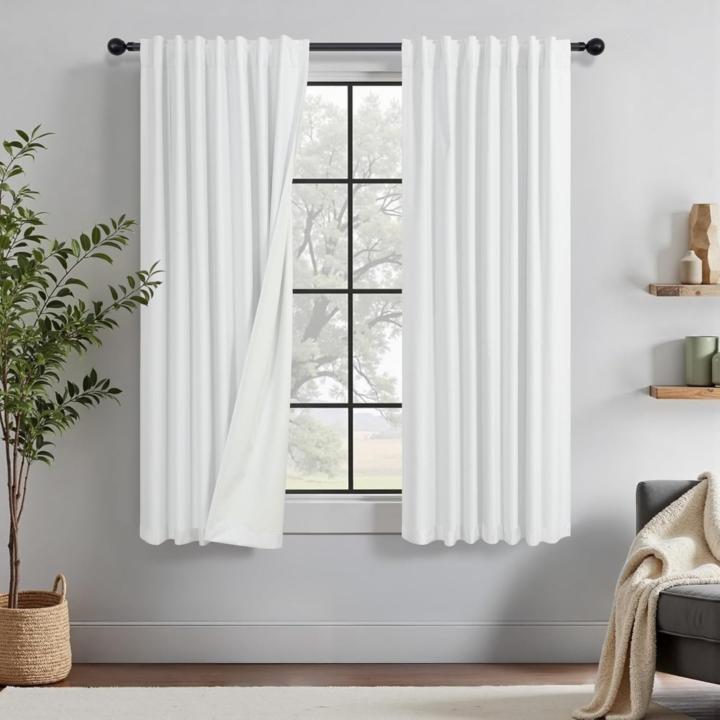Blackout Curtains 68 Inches Long for Energy Saving and Elegance
