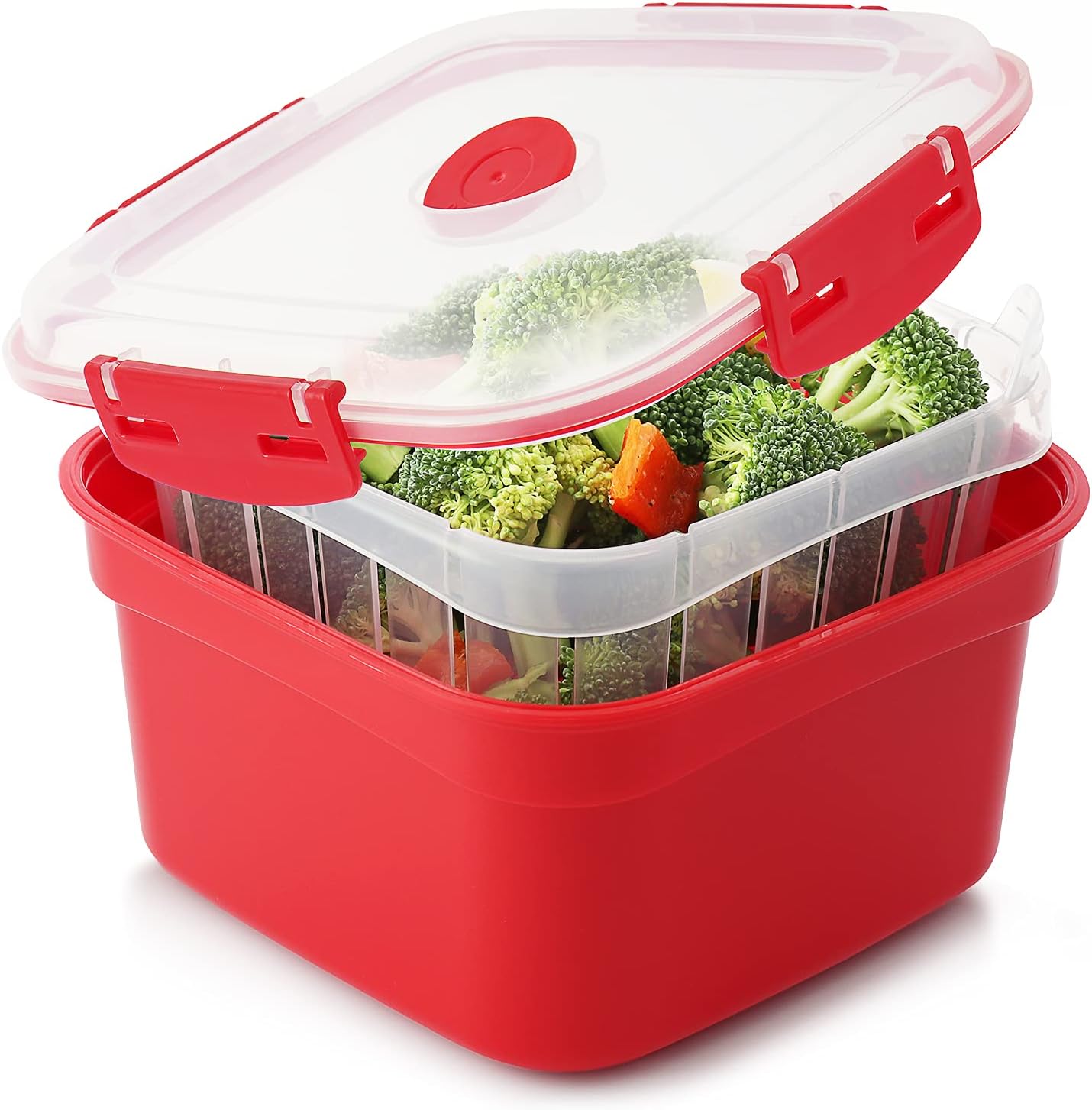 BPA-Free 3-Piece Veggie Steamer Set for Healthy Meals