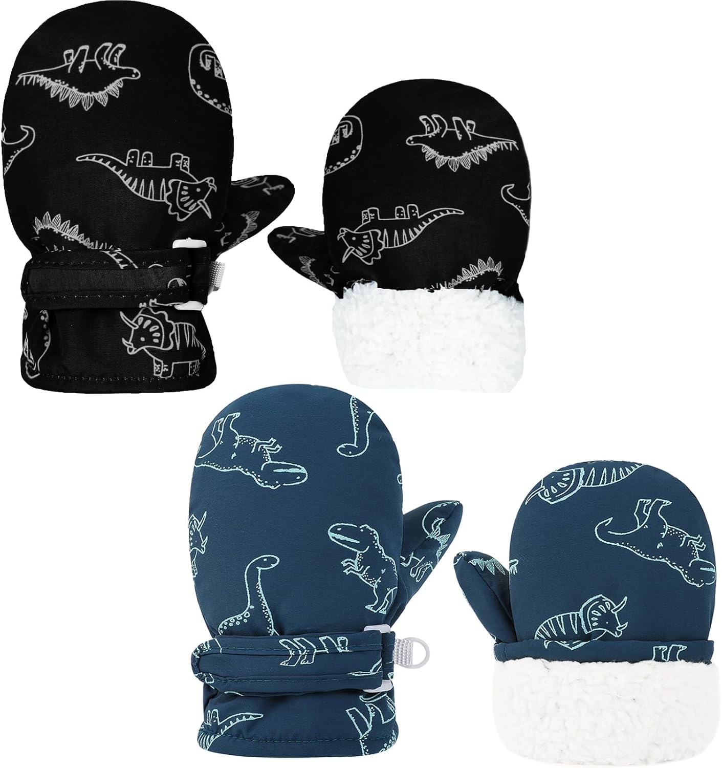 ENBAOHUI Waterproof Baby Snow Gloves - Cozy Winter Warmth!