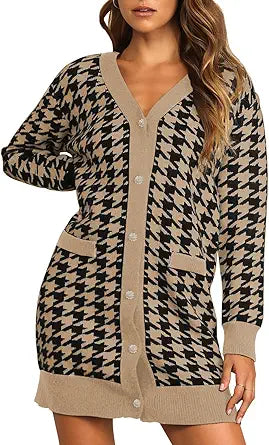 Pink Queen 2023 Fall Long Cardigan for Women - Stylish Design