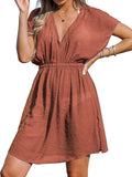 CUPSHE Womens Swimsuit Coverup V Neck Beach Dress - Lightweight