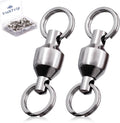Fishing Swivels with Split Rings, 25pcs Ball Bearing Swivel Speed