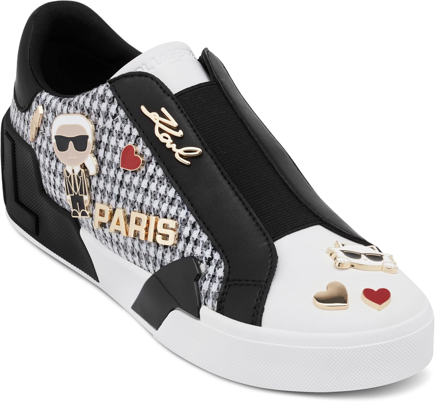 KARL LAGERFELD Women's Mavise Slip-on Sneakers for Everyday Style