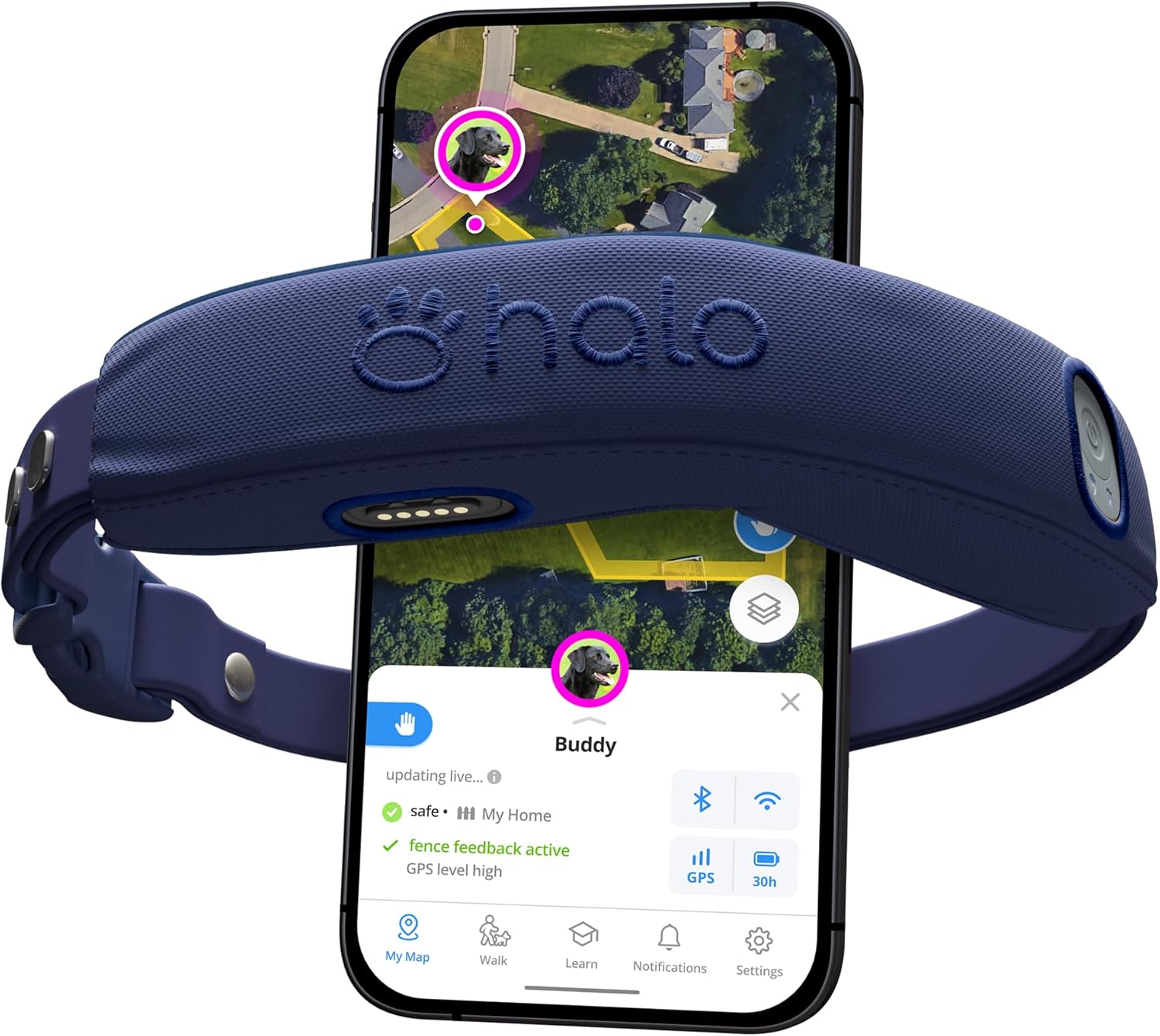 Halo Collar 4 - Real-Time GPS Fence & Training