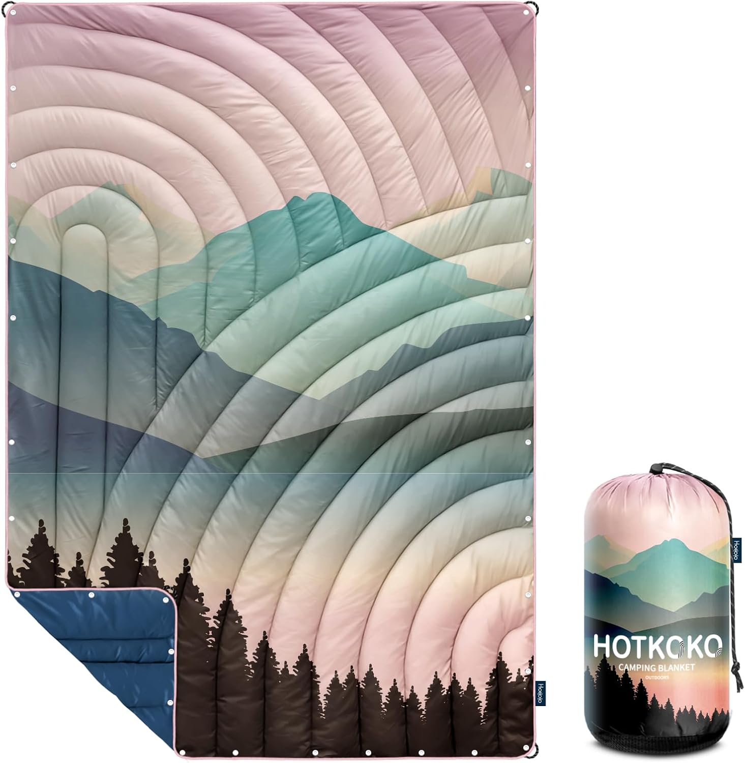 Lightweight Down Alternative Camping Blanket for Outdoor Adventures