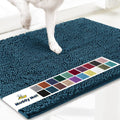 Muddy Mat 24x96 Atlantic Blue Dog Door Mat - Super Absorbent Chenille
