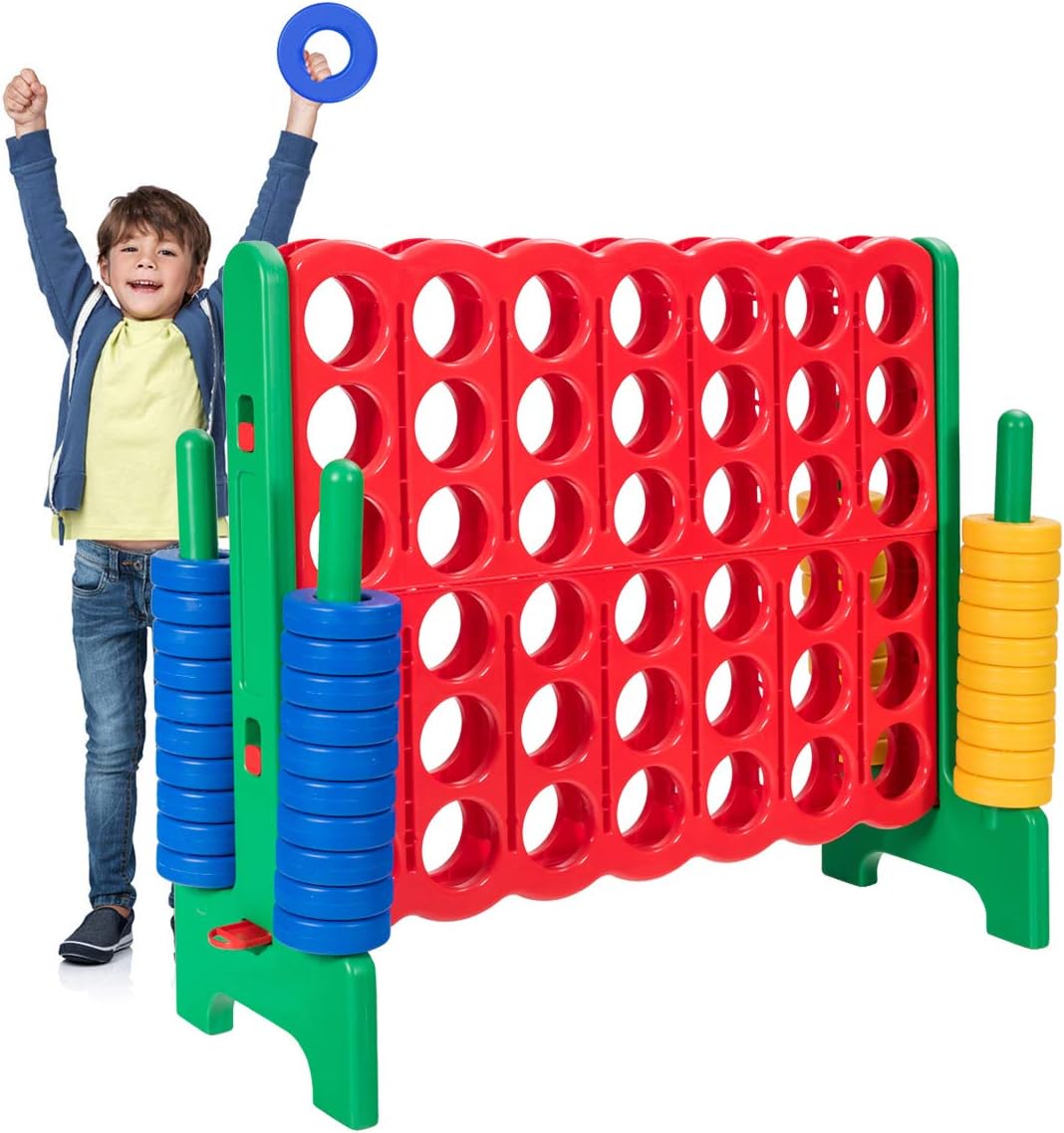 Costzon Giant 4-in-A-Row Game Set for Kids & Adults Fun
