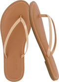 CUSHIONAIRE Cora Flip Flops for Women - Cushioned Beach Sandals