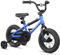 12 14 16 18 Inch Kids BMX Style Bike with Training Wheels - Beginner