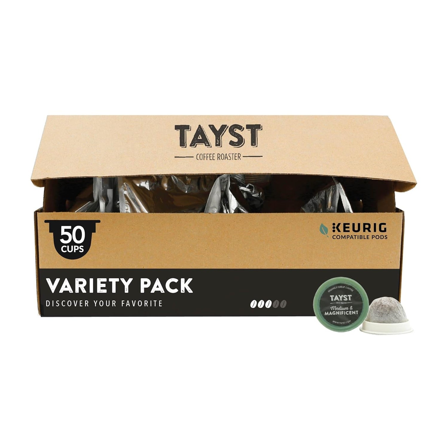 Sustainable Coffee Pods Variety Pack - 50 Pods