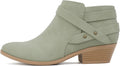 Soda SWEETEN Women's Closed Toe Multi Strap Ankle Bootie - Wide Fit in