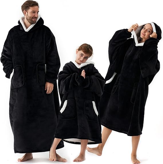EHEYCIGA Wearable Blanket Hoodie: Comfort for All Ages