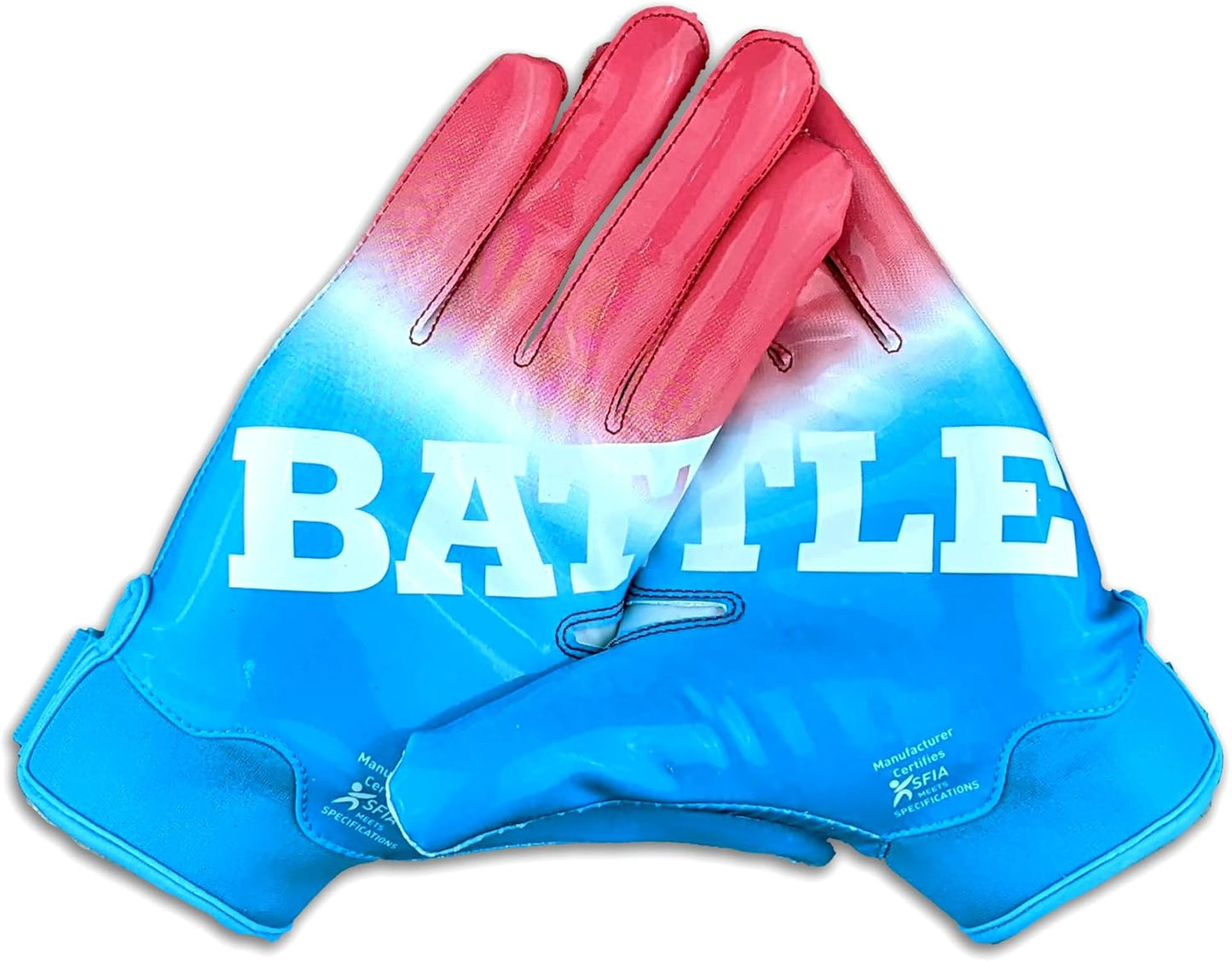 Battle Sports Back of Hand Wide Receiver Football Gloves Review