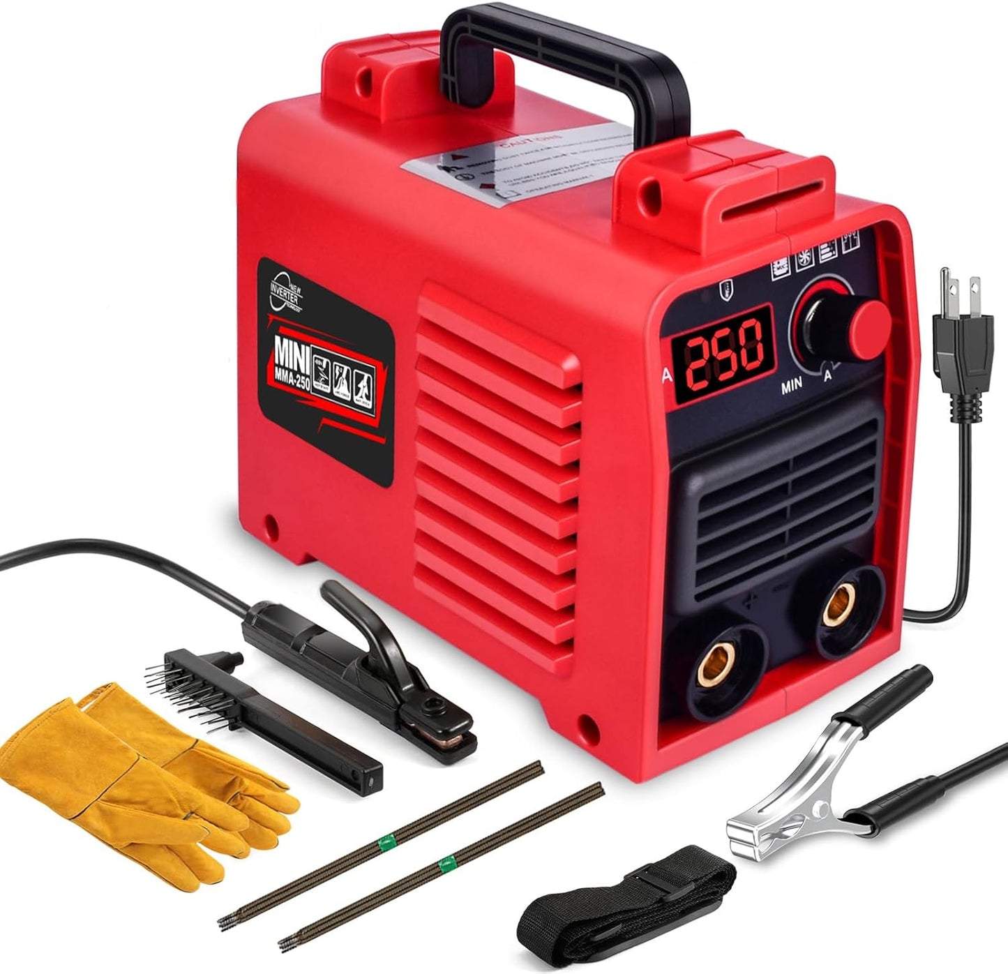 MMA-250A Welder Machine with Digital Display and Hot Start
