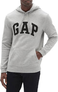 GAP mens Heritage Logo Pullover Hoodie - Classic Soft Fleece Essential