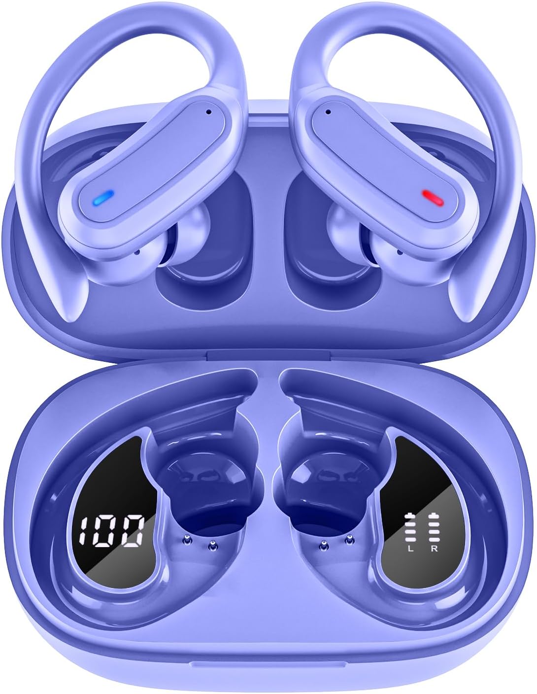 Wireless Earbuds with IPX7 Waterproof and Noise Cancelling Mic