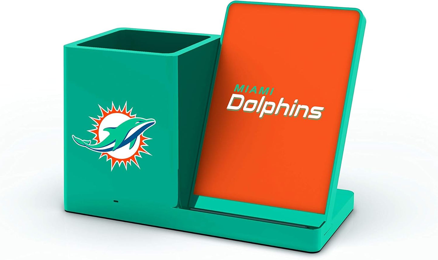 SOAR NFL Wireless Charging Stand and Desktop Organizer for Fans