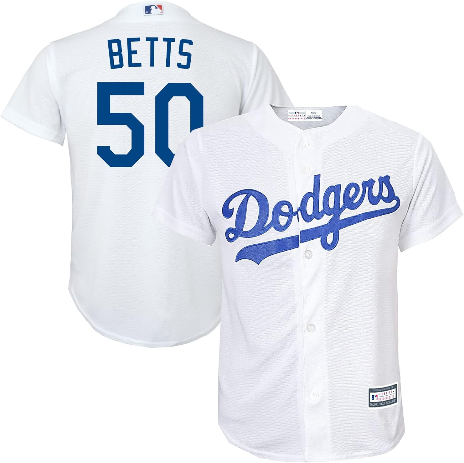 Mookie Betts Los Angeles Dodgers Youth Jersey for Boys 8-20