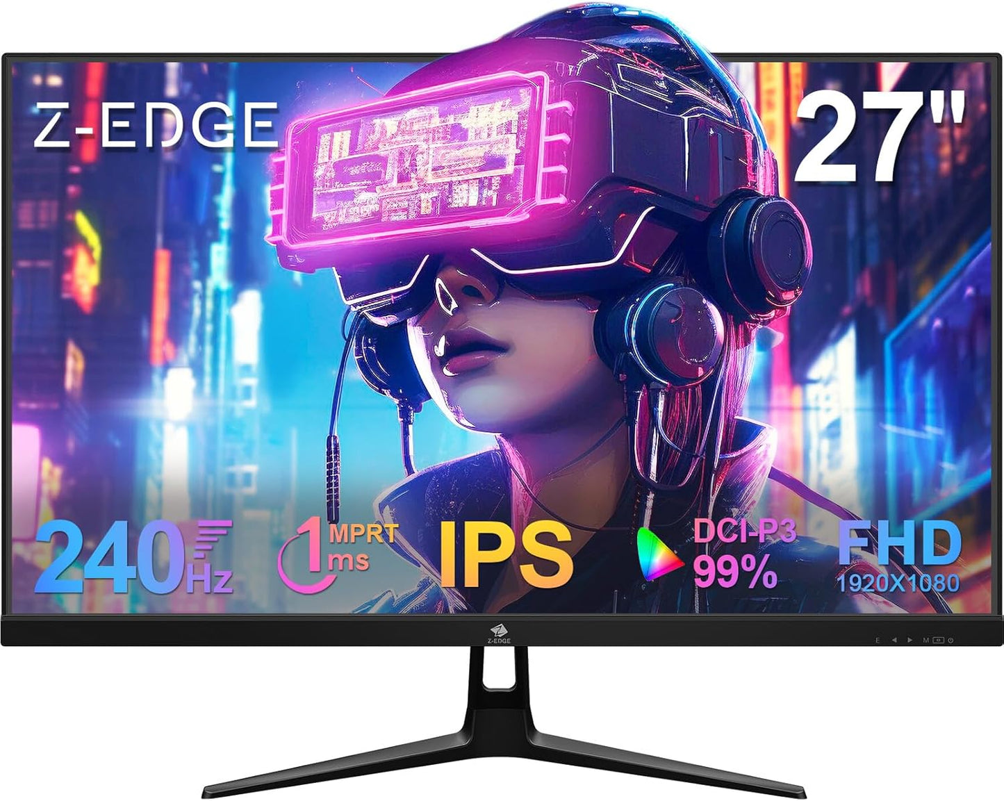 Z-Edge 27 240Hz Gaming Monitor: Immerse in Fluid Gameplay