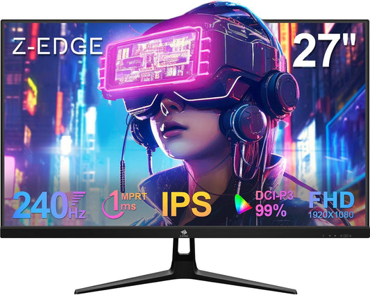 Z-Edge 27 240Hz Gaming Monitor: Immerse in Fluid Gameplay