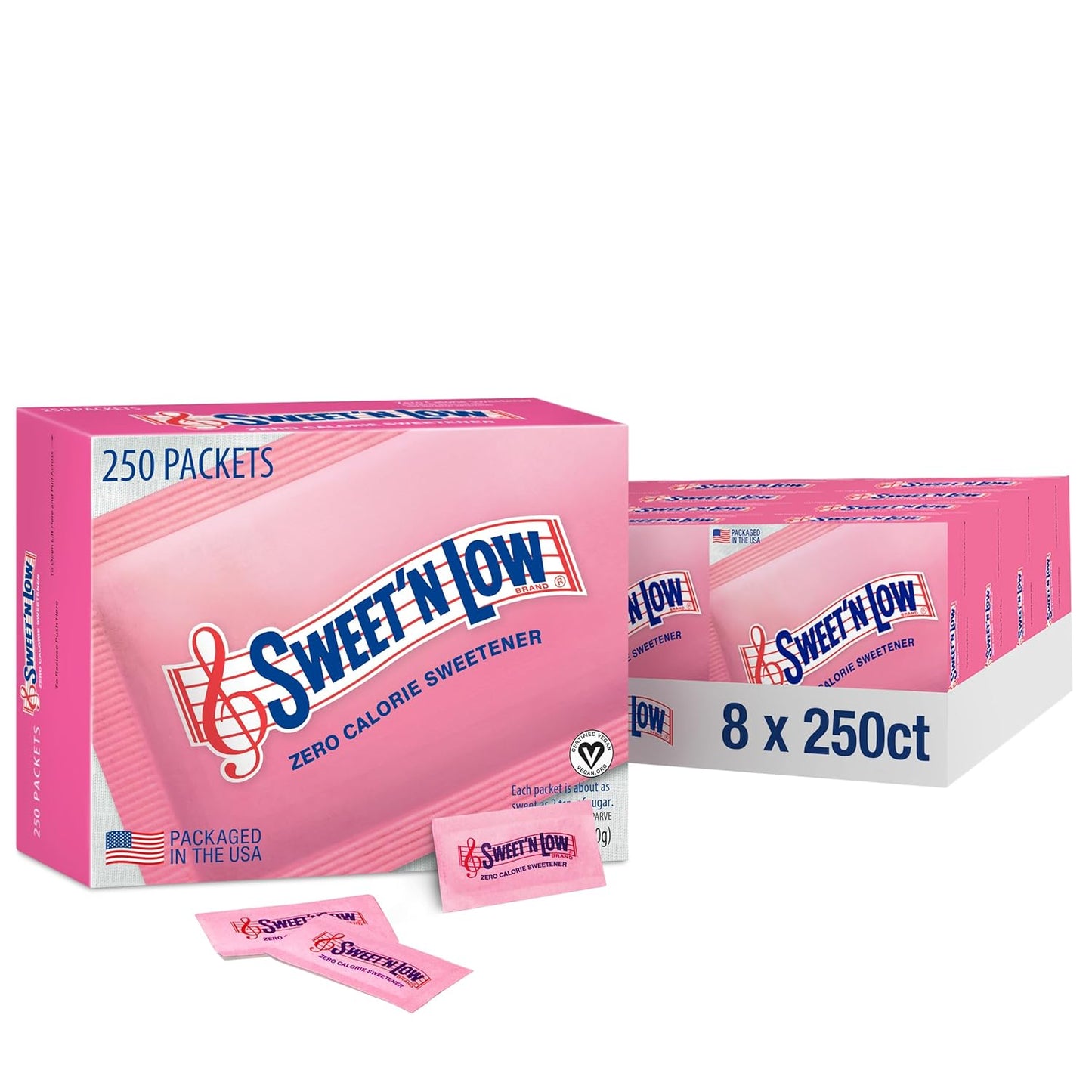 Sweet'N Low Zero Calorie Sweetener Packets for Guilt-Free Indulgence