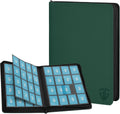 1020-Card Zipper Trading Card Binder Dark Green - Side Loading