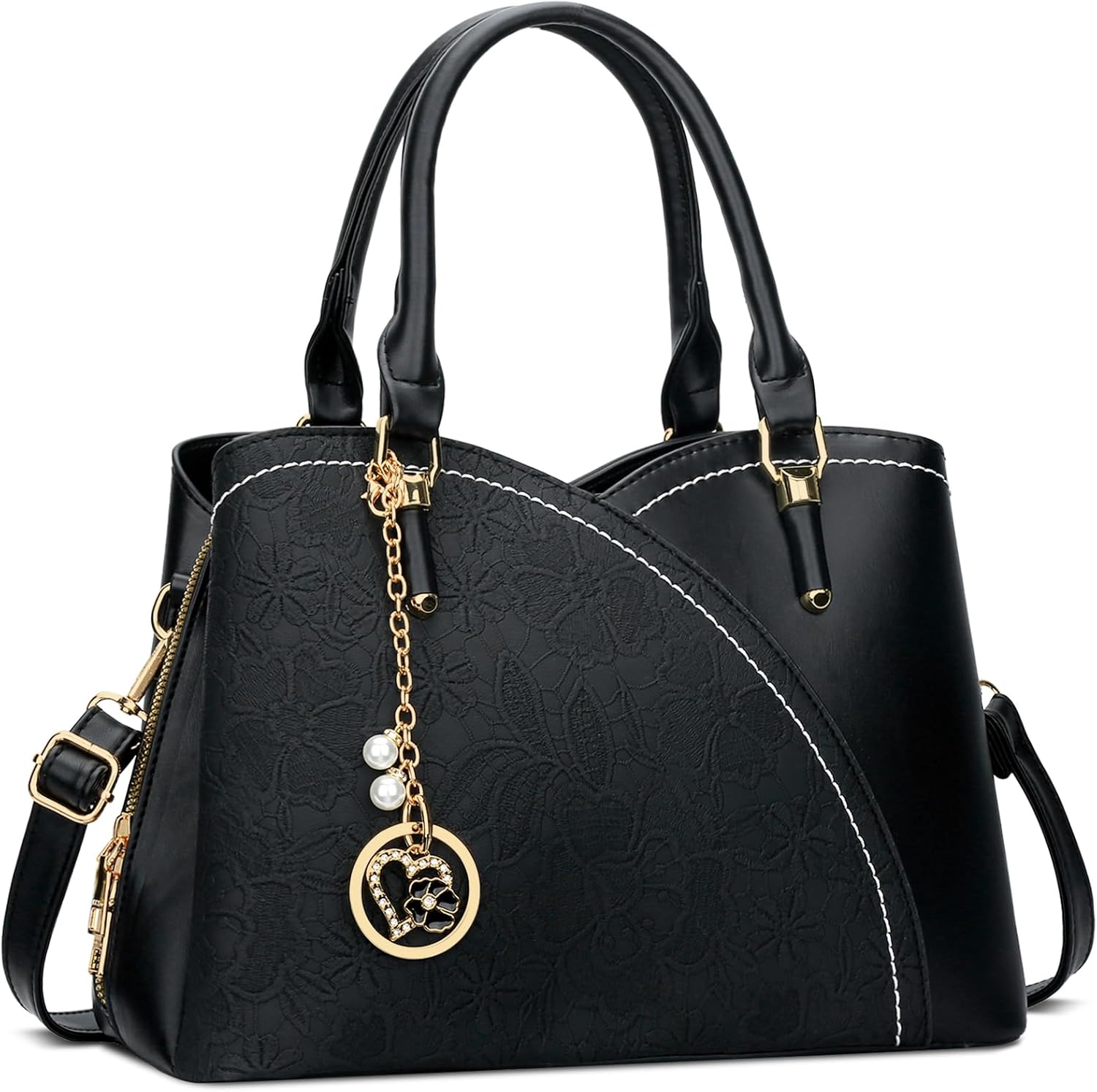 KKXIU Triple Compartments Handbags for Women Fashion Style