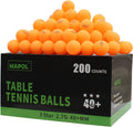MAPOL 200 Count Table Tennis Balls - Bulk Practice Pack