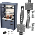 18in Cabinet Pocket Door Slide Hinge Kit for Inset Application