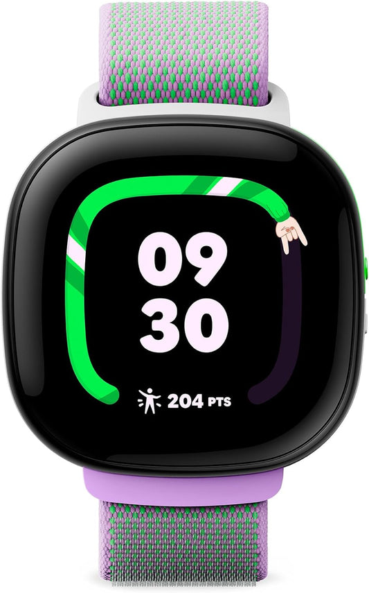 Fitbit Ace LTE Kids Smartwatch - Call, Message, GPS, Games - Ace Pass Data - Spicy