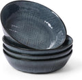 famiware Moonlight 8.5 in Pasta Bowls Set of 4 - Large 32oz Stoneware