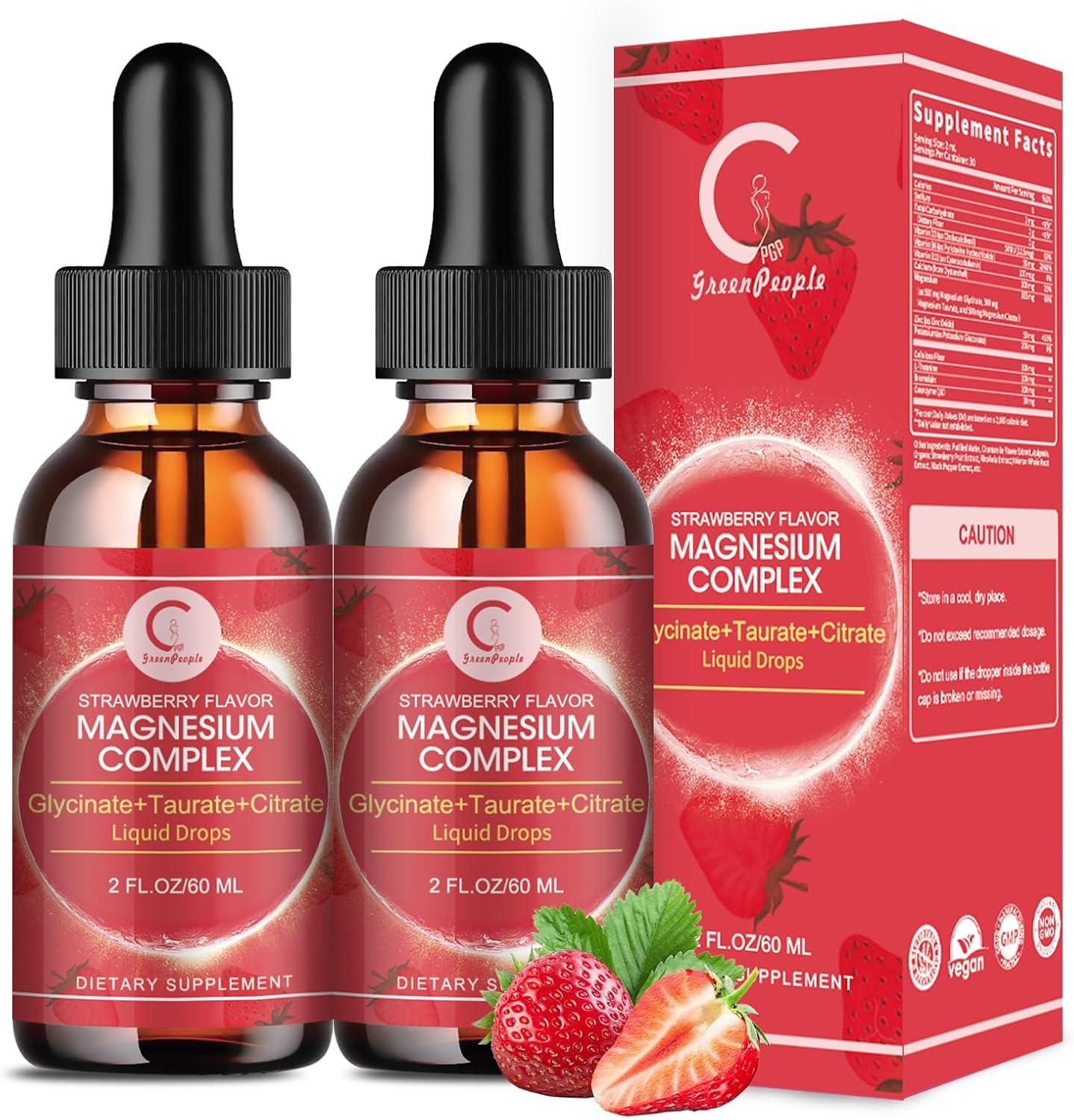 Magnesium Glycinate Liquid Drops for Energy and Relaxation