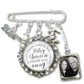Missing You Graduation Memorial Photo Frame Pin - Personalized Tribute