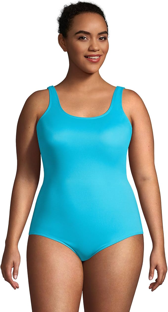 Lands' End Women's Plus Size DD-Cup Chlorine Resistant Swimsuit