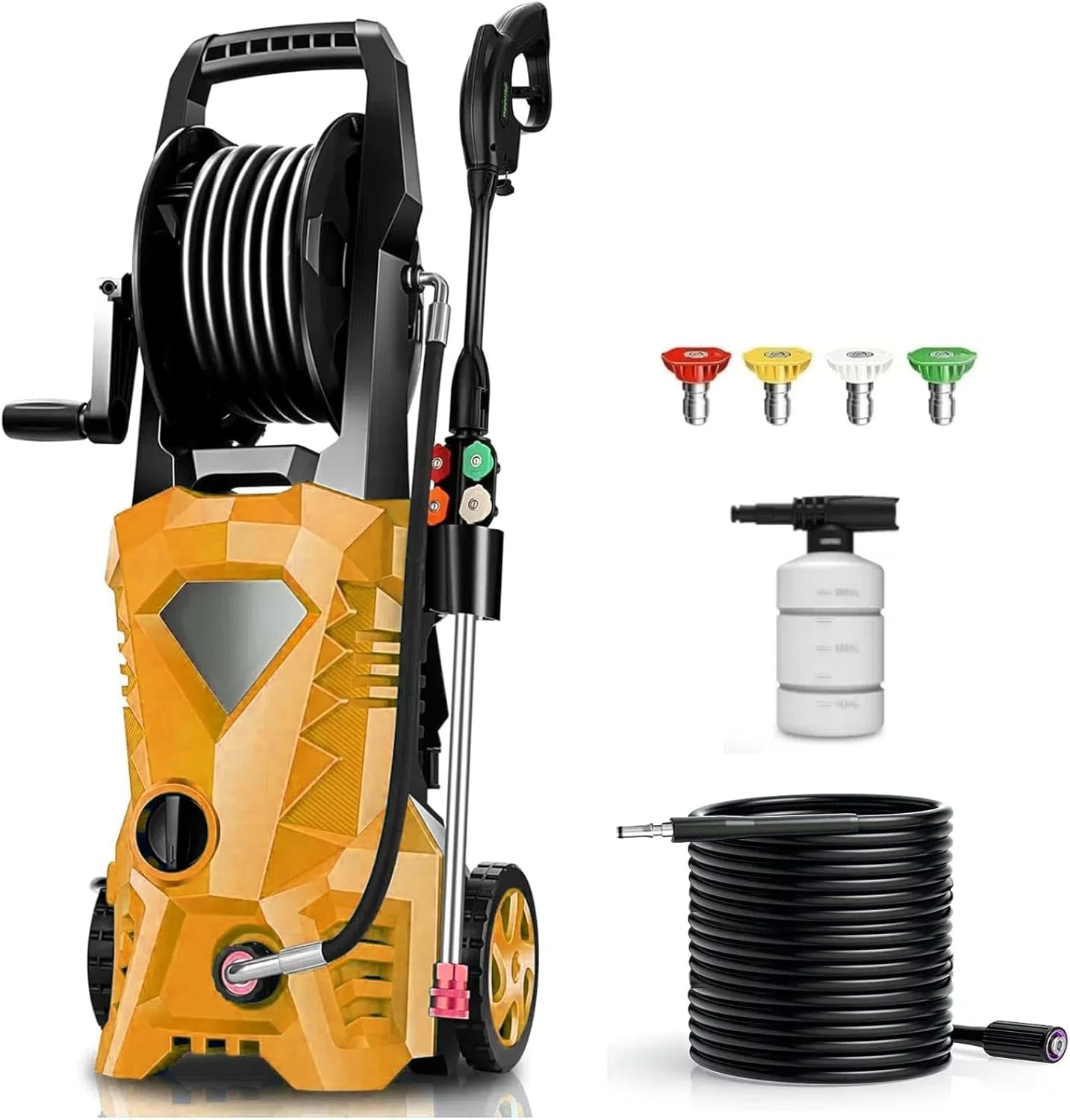 5000PSI Pressure Cleaner with 4 Nozzles for Home and Car