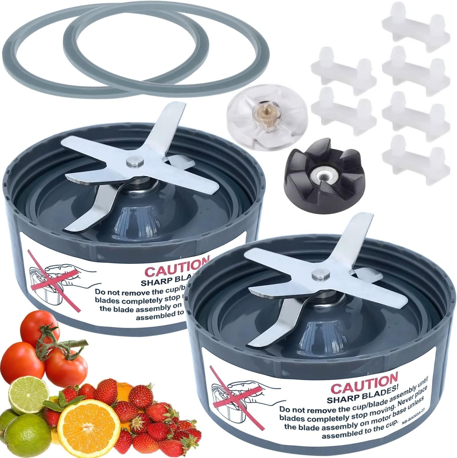 Enhanced NutriBullet Blender Blades - 2-pack