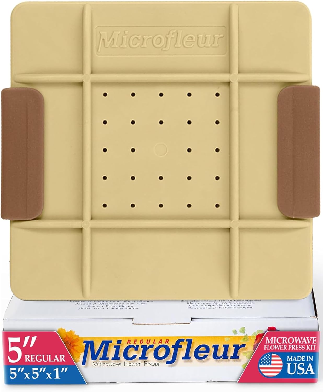 Microfleur Microwave Flower Art Press Kit for Creative Crafts