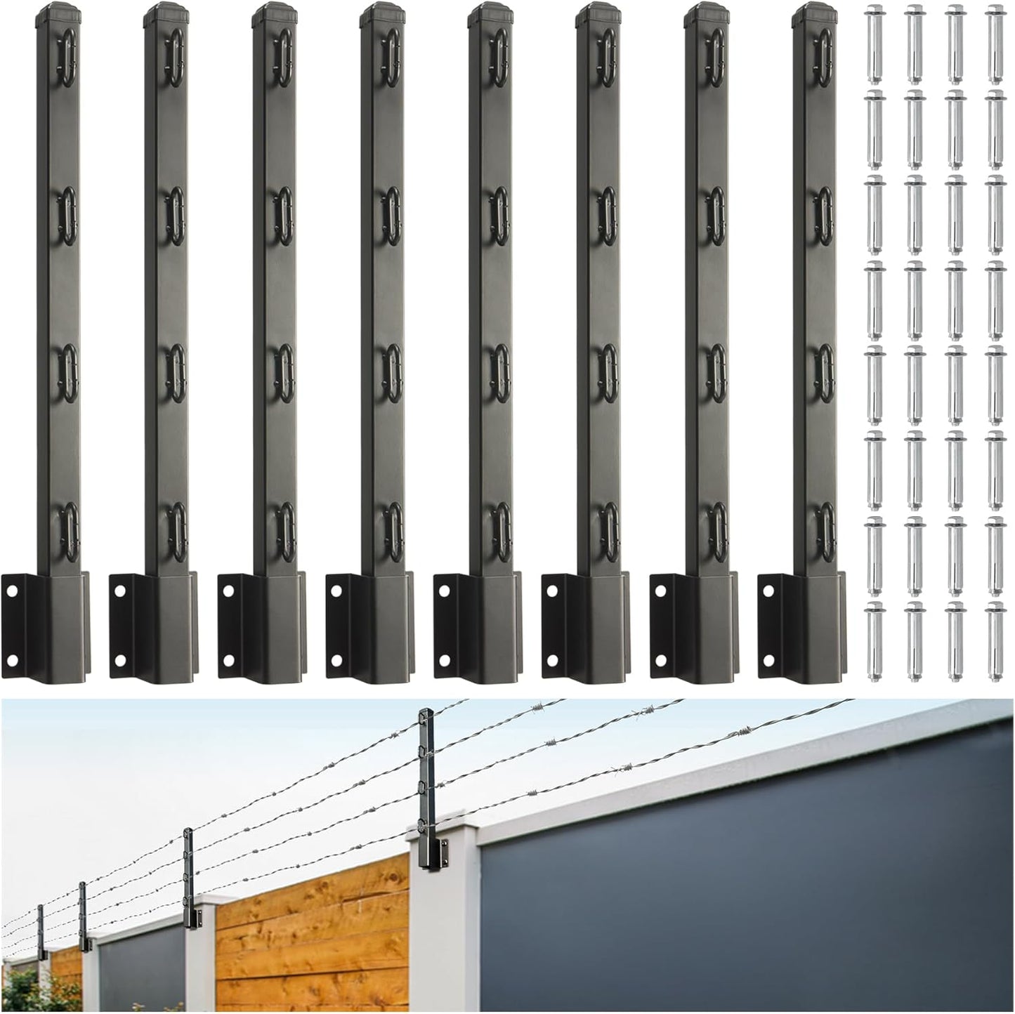 Fence Post Extender for Increased Height and Enhanced Privacy