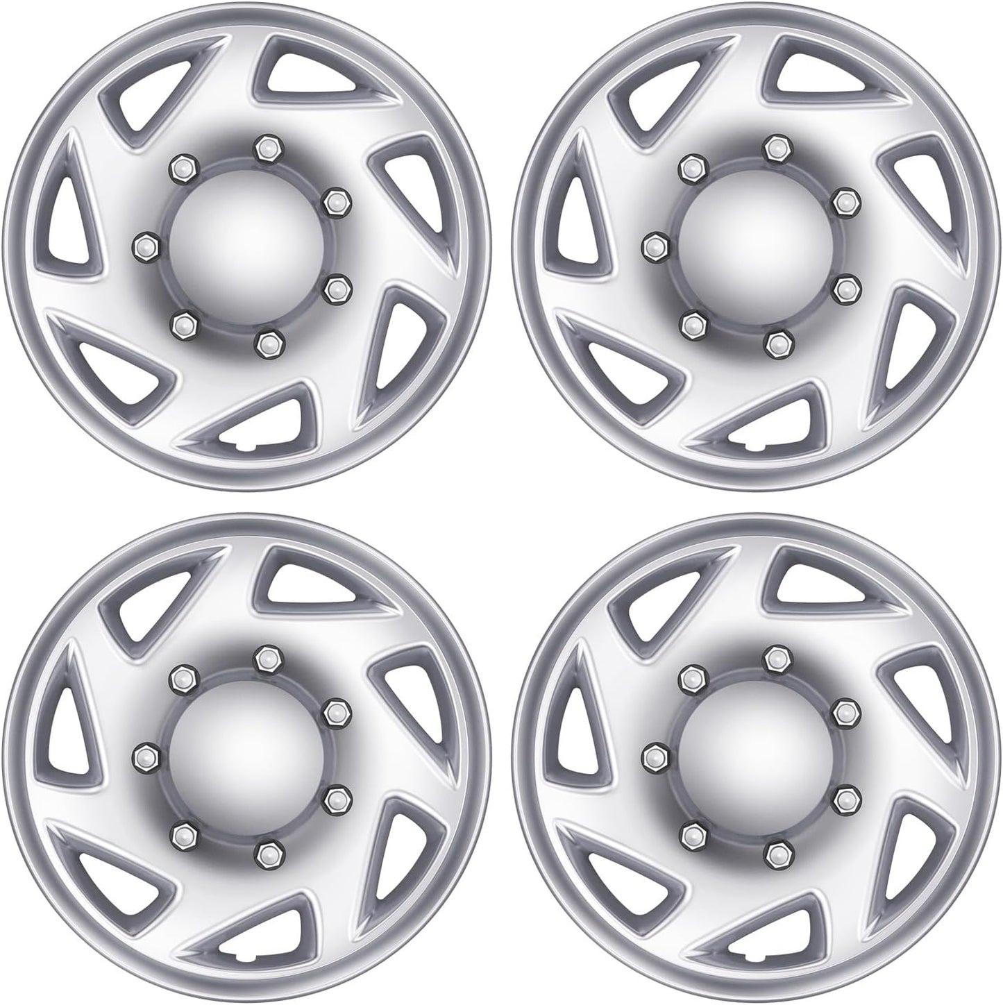 Ford 4-Pack Hubcaps Wheel Covers for Van Truck Econoline 16in