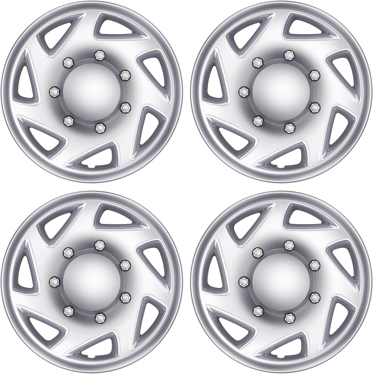 Ford 4-Pack Hubcaps Wheel Covers for Van Truck Econoline 16in