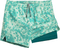 5 in Men's 2 in 1 Gym Running Shorts for Men - Quick Dry 5ft Inseam