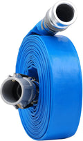 3 in x 50 ft PVC Lay Flat Discharge Hose With Aluminum Camlock