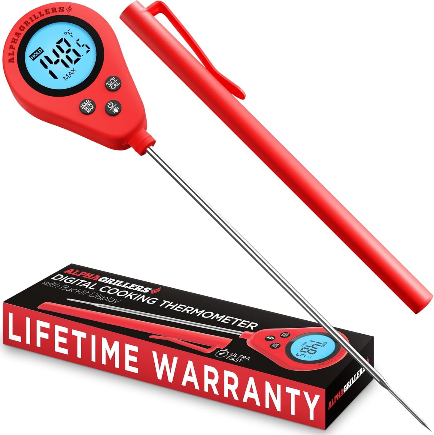 Alpha Grillers Instant Read Thermometer - Precision Cooking