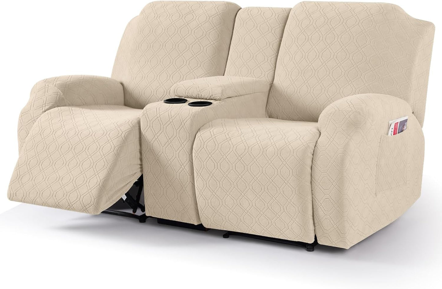VANSOFY Recliner Loveseat Cover for 2 Seat Sofa Protection
