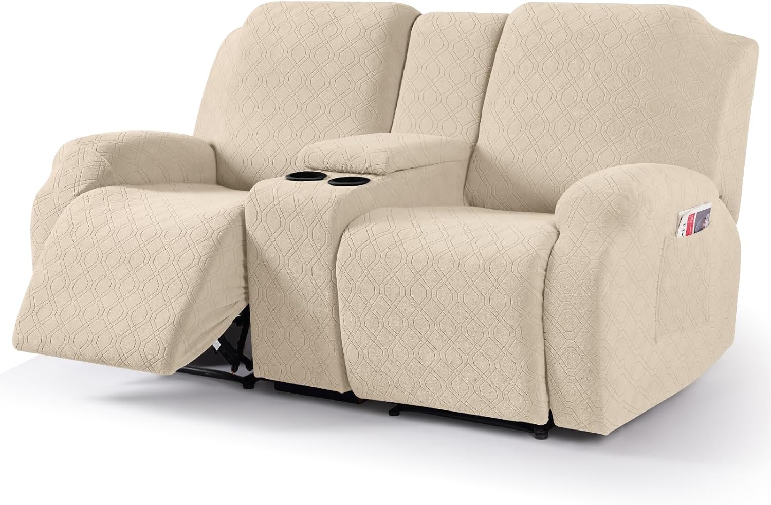 VANSOFY Recliner Loveseat Cover for 2 Seat Sofa Protection