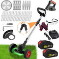 Electric Weed Wacker Battery Powered Cordless Trimmer 21V