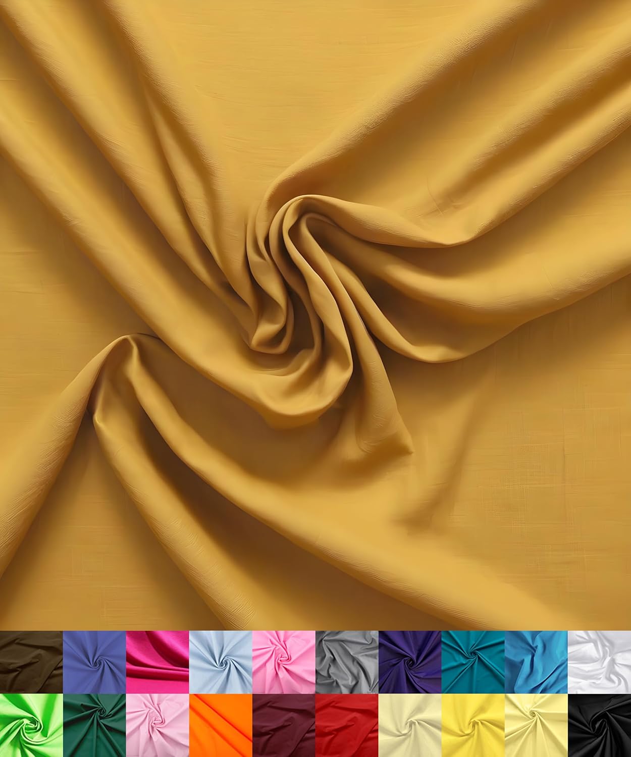 Barcelonetta Poly Cotton Fabric for Sewing - Lightweight Broadcloth
