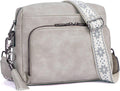 POIUGOYA Crossbody Purses for Women Vegan Leather Medium - Built-in