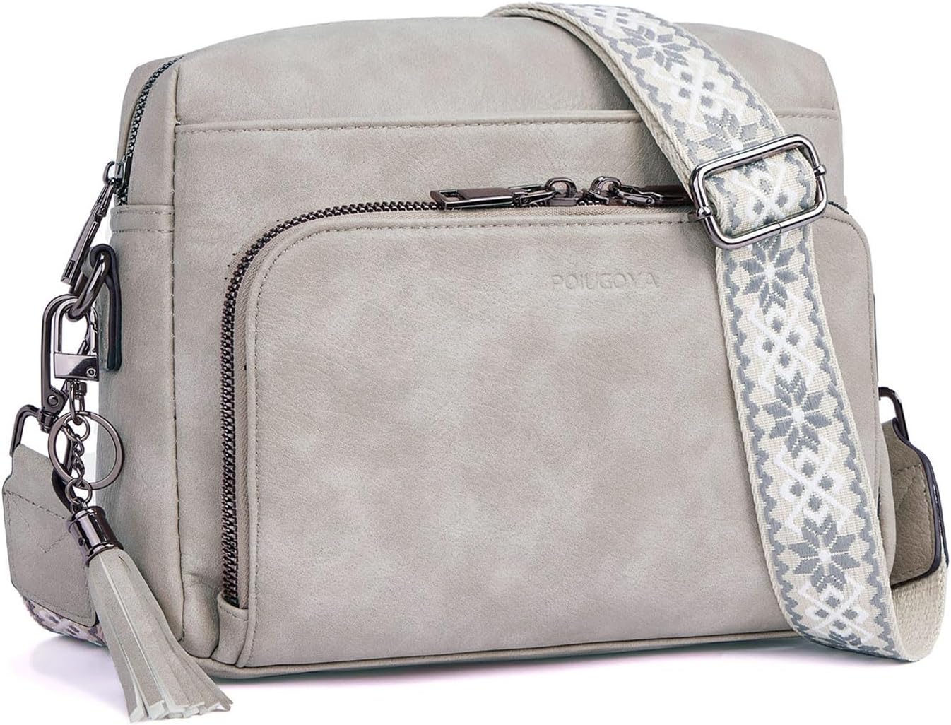 Trendy Vegan Leather Crossbody Purses for Women with Wallet